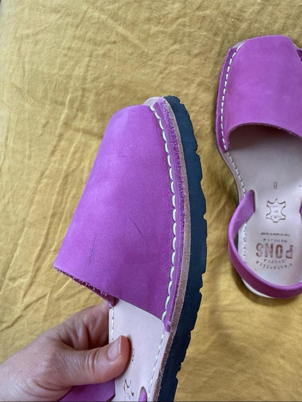 PONS Authentic Leather Sandals - Picture 7 of 7